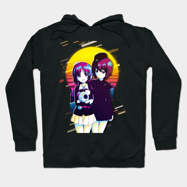 Miho Nishizumi and Maho Nishizumi Hoodie by 80sRetro